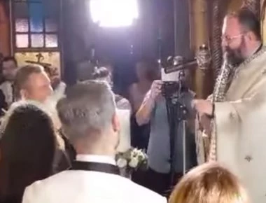 Βόλος: Ο ιερέας τα «έψαλε» στον Πάνο Καμμένο- Ο γάμος, ο κουμπάρος και το επίμαχο στιγμιότυπο (βίντεο)